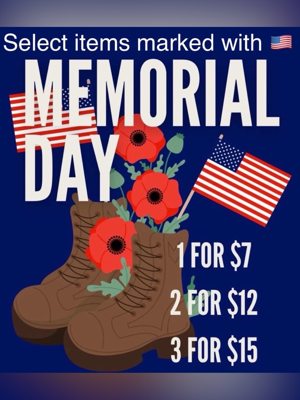 3 for $15 with 🇺🇸 only